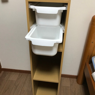 カラーボックス引き出し付きの画像