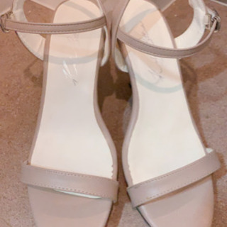 サンダル　レディース　ベージュ 美品の画像