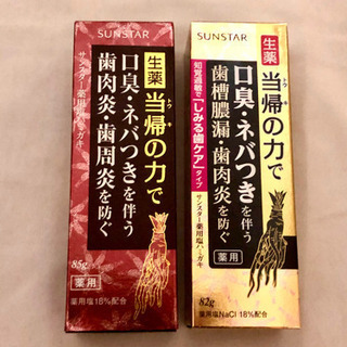新品未使用　サンスター　当帰の力　2本セットの画像
