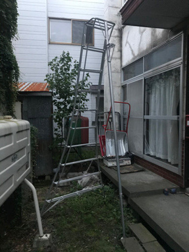 園芸　アルミ　三脚　脚立　約300cm グリーンマスターGME-300