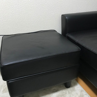 【再募集・10/11(土)に取りに来ていただける方限定】L字ソファ　ほぼ美品　定価¥49,800の画像