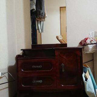 【処分予定】木製姿見ドレッサー
