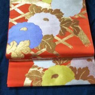 👘 正絹  昭和の 振袖用 袋帯 ★ 美品