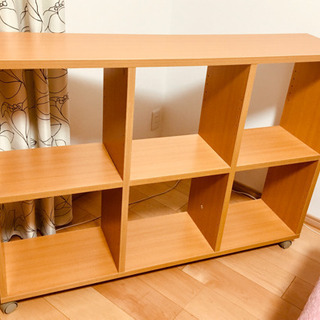 オープンラック ウッドシェルフ 仕切り棚 パーテーション ⭐︎ カラーボックス サイズの画像