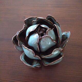 中国工芸品　香炉 お香立て（青銅色）