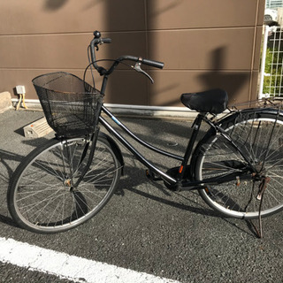 激安中古ママチャリ　黒　27インチ