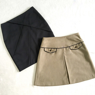 募集中 2点セット【1つはタグ付未使用】美脚に見えるスカートの画像