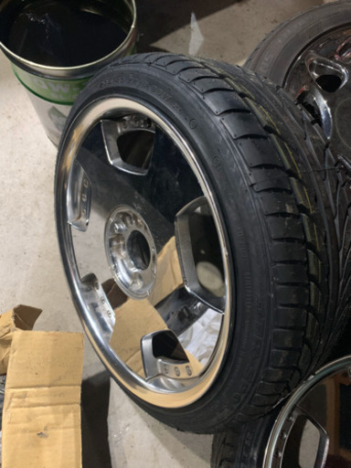 work ユーロラインDH メッキホイール18インチ