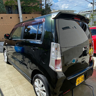 値下げ！！ワゴンRスティングレー　黒　１２月まで車検ありますの画像