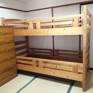 二段ベッド（木製）