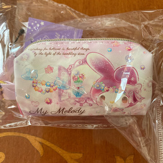 マイメロ　ストラップ付プチポーチ　　❤️半額以下にしております。