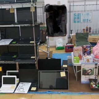 フリマでパソコン展示販売会！1万円前後で！10月10日(土）9時00分 太白区の286号線ベガポリス内の画像