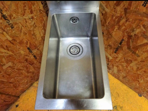 (32-0)業務用 ステンレス 一槽シンク W320D600H800BG120 中古品 流し台 厨房機器 飲食店 店舗