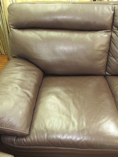 【在庫処分セール】stp-0017　 ソファー　2人掛け　ダークブラウン　二人掛け　ゆったり　2シーター　レザー調　家具　リビング　茶　三人掛け　3人掛け