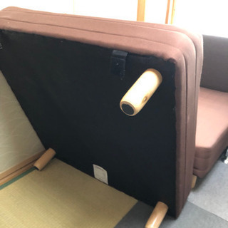 山善　分割式　シングルベッドの画像
