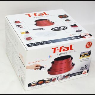 未使用 T-faL ティファール L66392 インジニオネオ IH ルビー エクセレンス セット9 鍋 フライパン K4327531