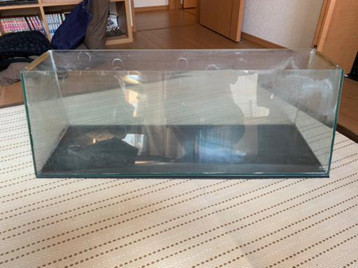 水槽90㎝ガラス製とテトラVX75