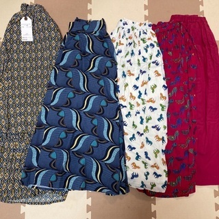 夏　ロングスカート