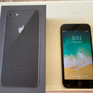 iPhone 8 64G SIMフリー 黒