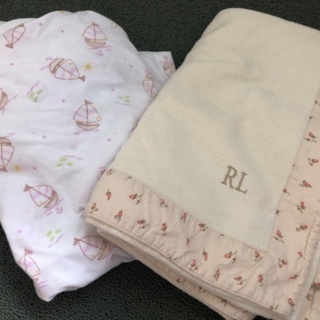 保育園、幼稚園、お昼寝用シーツとブランケット