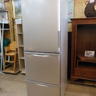 引取限定】【試験済・未清掃】SHARP 冷蔵庫 SJ-W352E-S 350L