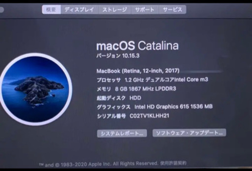 値下中 MacBook12inc 1.2GHz Core m3 8G 256GB