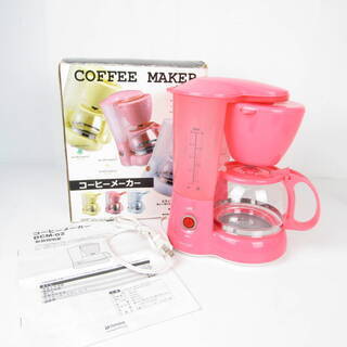 SS005・【美品 動作品】ドウシシャ コーヒーメーカー ピンク...