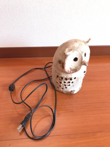 フクロウ　間接照明