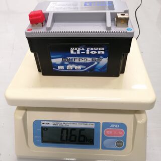 リチウムイオンバッテリー　MLFP9-BS MEGAPOWER　YTX9-BS CTX9-BS　互換　未使用の画像