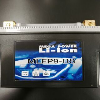リチウムイオンバッテリー　MLFP9-BS MEGAPOWER　YTX9-BS CTX9-BS　互換　未使用の画像