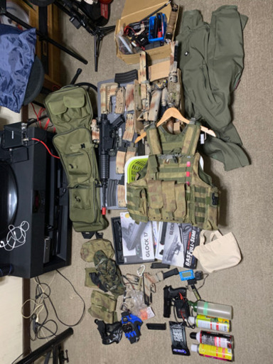 『直接お渡し限定』サバゲー辞めるので全部売ります。気軽に問い合わせ下さい。