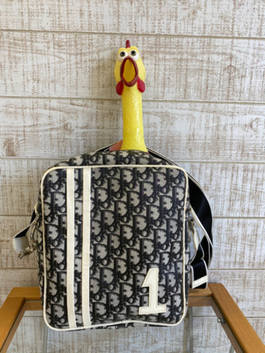 クリスチャンディオールトロッター柄ショルダーバッグ