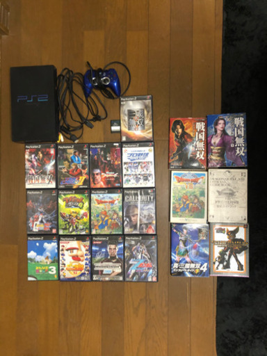 【決まりました】プレステ2本体＋カセット13本＋ガイド6冊