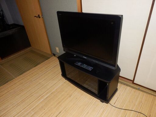 東芝レグザ３２型録画機能付きＴＶ+テレビ台