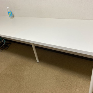 IKEA テーブル 横幅200cm 横長なので、2人横並びできます！の画像