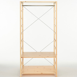 【専用】無印良品 パイン材ユニットシェルフ・ワードローブ 445)【美品】無印良品 MUJI パイン材 ユニットシェルフ・ワードローブ