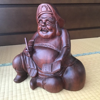 大黒天　木彫りの画像