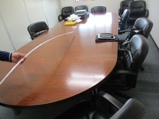 会議室用テーブルセット　大型12人掛　椅子１２個セット　美品