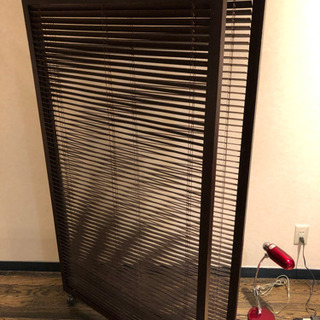 ウッドブラインドパーテーション28日29日まで。の画像