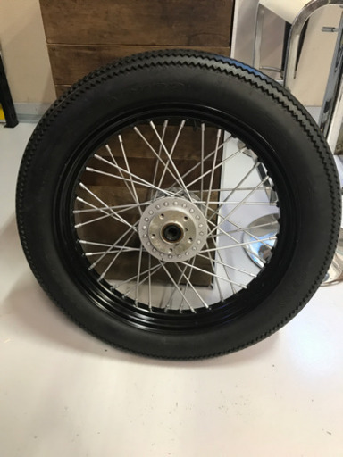 ハーレー 用　他社流用　クラシックタイヤ　ホイールセット