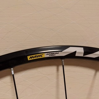 【手渡しのみ】2016年 Mavic Aksium One Disc　ホイールセット アクシウム　ディスクの画像