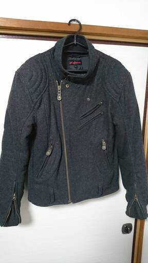 激安　ホンダ正規品　ウ－ル素材　プロテクター入り防寒ジャケット　　グレー　Ｌサイズ　美品