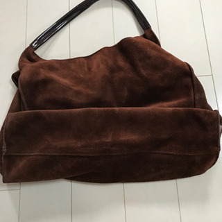 ベロア 生地のハンドバッグ　トートバッグ の画像