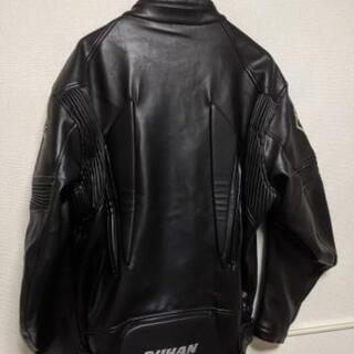 レザーライディングジャケット　DUHAN　の画像