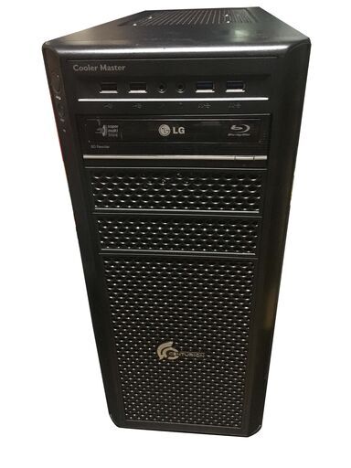 ★中古 デスクトップ PC CoolerMaster 簡易水冷 i7-X990 Mem16GB SSD240GB+1TB GTX1660Ti ブルーレイ 電源800wGold Windows10 動作品