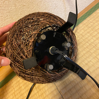 和風　卓上ライトの画像