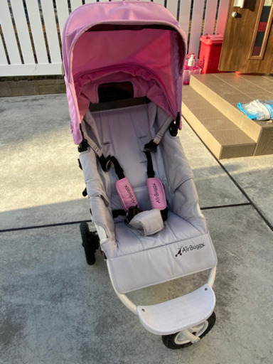 エアバギー　ココプレミア　ベビーカー　クールピンク