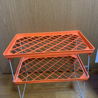 重ねて収納　ラック　の画像