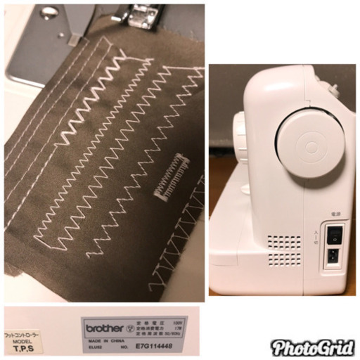 ★動作確認済・美品★ブラザーコンパクトミシン　ELU52
