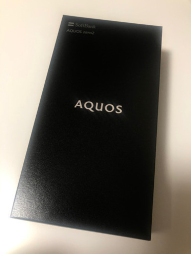 【AQUOS zero2】 アストロブラック 256 GB Softbank